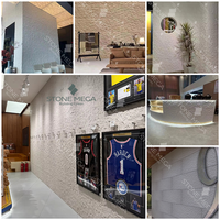 Revêtement mural en pierre souple Stone Mega Flexible, carreaux Nebula Veil Rock Star Moon Stone, panneaux de façade pour murs extérieurs