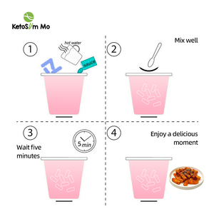 Ketoslimmo al por Mayor, Pastel de Arroz Konjac Coreano con Sabor a <span class=keywords><strong>Queso</strong></span> Dulce y Picante en Cubo - Product Image 5