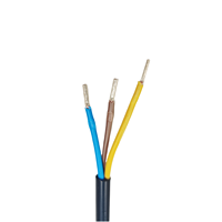 Kostenlose Muster 2 3 4 5 Adrig 2,5mm2 4mm2 6mm2 10mm2 16mm2 PVC Elektrokabel Flexibles Kabel Schwarzes Stromkabel