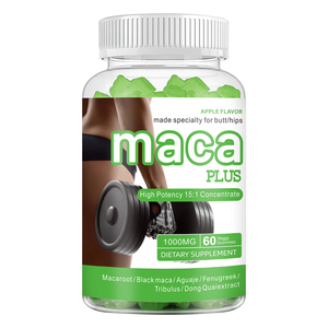 Gomitas de Maca <span class=keywords><strong>Peruana</strong></span> Gelatinizada con Sabor Natural a Frutas, Orgánica, Negra, Roja y Amarilla, 1900 mg por Porción - Product Image 5