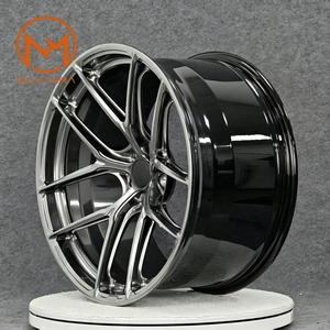 Rines de Aleación Maxtera Forged Custom Hyper Black P101SC para Autos Porsche 911, Corvette, BMW M5, <span class=keywords><strong>M8</strong></span>, Audi RS, R8, AMG - Product Image 3