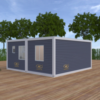 Maison mobile de luxe au design moderne de 20 pieds, boutique de vente au détail préfabriquée, mini-magasin portable, maison conteneur avec toilettes à vendre