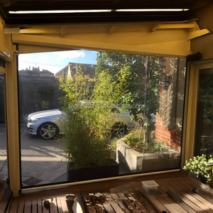 Stores enrouleurs motorisés intelligents en PVC <span class=keywords><strong>transparent</strong></span> avec télécommande pour terrasse, fournis directement par l'usine - Product Image 4