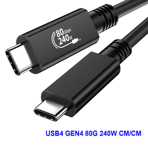 ULT-unite Câble <span class=keywords><strong>USBC</strong></span> USB-IF certifié 80Gbps Câble d'alimentation bidirectionnel USB4 GEN4 80G 240W C à C compatible Thunderbolt 5 - Product Image 5