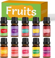 Minyak Wangi Buah untuk Diffuser, Pembuatan Sabun dan Lilin, Aroma Stroberi, Nanas, Lemon, Buah Markisa, Set Minyak Wangi