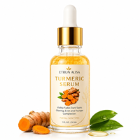 Sérum ETRUN ALISA OEM au curcuma et à la vitamine C, acide hyaluronique pour l'élimination des boutons d'acné, correction des taches brunes, éclaircissement du visage et des yeux