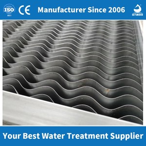 Intercepteur de graisse en acier inoxydable industriel pour eau et huile, plaque ondulée, séparateur CPI 1500m3, piège à graisse, plaques d'eau de cuisine, 1 an - Product Image 6