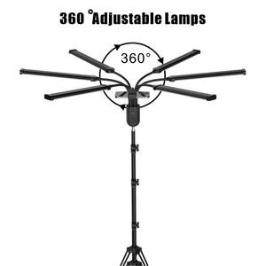 New Arrival <b>Remote</b> <b>Control</b> Six Head LED Tattoo Studio <b>Lamp</b> Beauty Salon Light for Permanent Makeup - Product Image 3