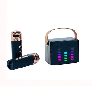 Mode mondial sound box Q-2 bluetooth tragbare lautsprecher dj karaoke lautsprecher mit mikrofon und bluetooth