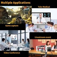 Carte d'acquisition vidéo AVMATRIX UC1218-4K pour HDMI 2.0 USB 3.0-C Live Streaming 1080P60 pour conférences d'église en ligne et Live
