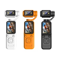 Caméra stabilisée de poche ABS la plus vendue, 4K HD, stabilisation intégrée, MicroSD, étanche, vision nocturne faible luminosité, pour vlogging