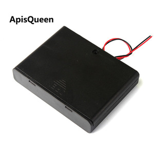 ApisQueen Battery Box 4 Cell AA With Cover And Switch For Student Diy Projects - Product Image 2
