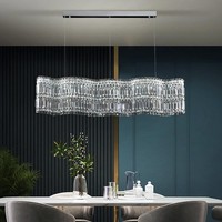 Lustre en cristal de luxe de style ANNO Dubai pour projet hôtelier, design personnalisé