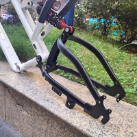 Cadre de vélo électrique tout-terrain, vélo électrique de ville, suspension intégrale, BB 120 mm, cadre de VTT électrique, cadre de vélo électrique Enduro