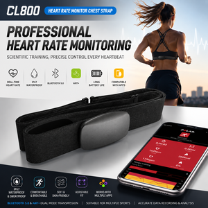 Monitor de Ritmo Cardíaco xBandi Bluetooth 5.0 ANT+ con Correa para el Pecho, Resistente al Agua IP67, Rastreador de Actividad Física en Tiempo Real para Correr y Ciclismo - Product Image 1