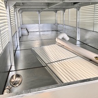 Condenseur évaporatif CompacFreon, panneau extérieur en acier inoxydable, structure en acier au carbone, bobine galvanisée à chaud
