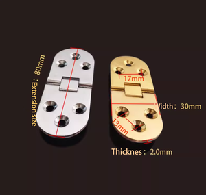 Cerniere con cerniera in vita nascosta con cerniera in lega di zinco semicircolare per la piegatura di tavoli da pranzo rotondi/una varietà di armadi - Product Image 6