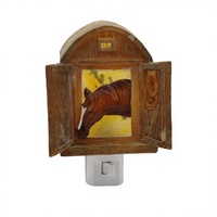 Lampe de chevet LED vintage rustique en forme d'écurie de cheval, à capteur, pour chambre à coucher, vente en gros