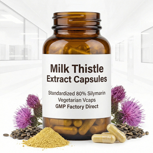Extrait de graines de carduelis de haute pureté 80% végétarien sans gluten, capsules de protection hépatique pour adultes - Product Image 1