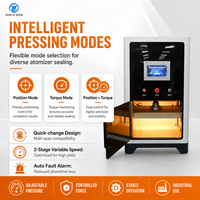 Capsuleuse verticale semi-automatique de précision avec contrôle de position et de couple 110V, pressage réglable pour bouteilles et canettes