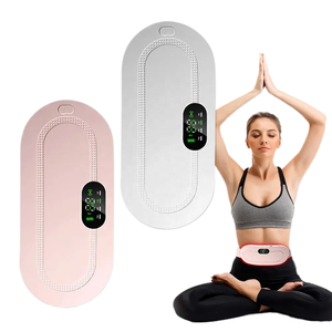 Cinturón de Masaje Vibratorio con Calor Rápido para Alivio de Cólicos Menstruales y Dolor de <span class=keywords><strong>Espalda</strong></span>, Control Manual con Cable, Enchufable, para Cintura y Cuerpo, 1h - Product Image 1