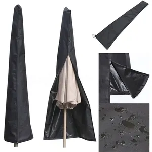 600D Polyester Pvc Gecoat Waterdicht Stofdicht Uv Bewoond Patio Paraplu Covers Parasol Covers