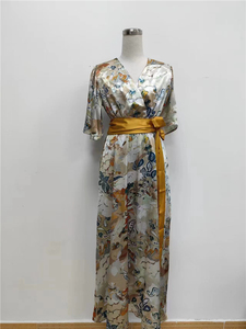 2023 <strong>Wholesale</strong> Elegant Trendy Women Floral Print <strong>Bulk</strong> Manufacturers Custom Online <strong>Clothing</strong> - Product Image 4