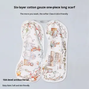 <span class=keywords><strong>Toalla</strong></span> de gasa de leche antiderrames para bebés recién nacidos, almohadilla para babero, tela para eructar funcional impresa, <span class=keywords><strong>toalla</strong></span> para escupir con Protector de <span class=keywords><strong>hombro</strong></span> para uso doméstico - Product Image 4