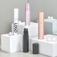 Botol Parfum Aluminium Modern 5ml 10ml dengan Sistem Pengisian Bawah Anti Bocor, Dukungan Logo Kustom