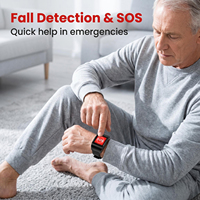Reloj Inteligente Nanway VL12S 4G GPS, Resistente al Agua IP67, Monitor de Frecuencia Cardíaca, SpO2, Presión Arterial, Llamadas Bidireccionales SOS, Rastreo para Personas Mayores, 900mAh