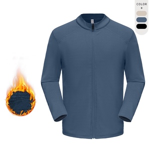 <b>Men</b> Fleece <b>Jacket</b> Warm Full Zip <b>Men's</b> Sweatshirts High Quality <b>Long</b> Sleeve Fitness Clothing for <b>Men</b> - Product Image 2