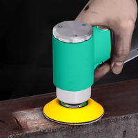 Mini ponceuse pneumatique portative orbitale avec fixation auto-agrippante pour le polissage et le lustrage du bois, du métal et de la pierre