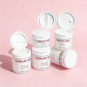 Contenants en plastique, grands pots cosmétiques vides à large ouverture, pots de rangement pour échantillons de maquillage avec couvercles pour lotion, crème, maquillage - Product Image 2