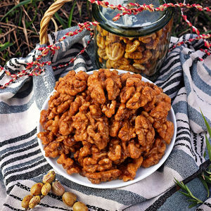 바삭하고 달콤한 꿀맛의 구운 호두 커널, 단단한 식감의 소금간 견과류, 여가 시간을 위한 건강 간식, 대용량 포장 - Product Image 6