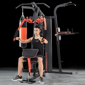 เครื่องออกกำลังกายแบบมัลติฟังก์ชั่น โฮล บอดี้ พาวเวอร์ ทาวเวอร์ 3 สถานี สำหรับใช้ในบ้านหรือยิมเชิงพาณิชย์ พร้อมม้านั่ง - Product Image 3