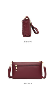 Women Branded Trend Hand Bag Female Causal Shoulder <b>Handbags</b> Embroidery Thread <b>Small</b> PU Leather Crossbody Bags - Product Image 5