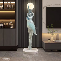 Vincentaa Moderne Intérieur De Luxe Décor Sculpture Femme Éclairage Hôtel Sculpture En Gros