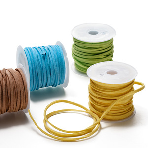 Cordón de Gamuza de 5 Metros, Cuerda de Piel de Ciervo, Material para Hacer Pulseras y Joyería DIY, Venta al por Mayor, Tamaño Pequeño, Suministro para Manualidades, Origen Yiwu - Product Image 5