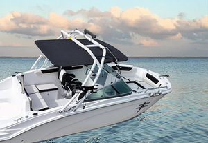 หอคอยเรือเคลือบสีขาวแบบติดตั้งด้านหน้า ติดตั้งง่ายและพับเก็บได้ - Product Image 5
