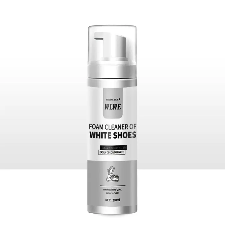200ml Shoe Whitener White Shoe Cleaning Foam White Whiten Refreshed Polish Cleaning Tool Sneakers Care Shoes Cleaner