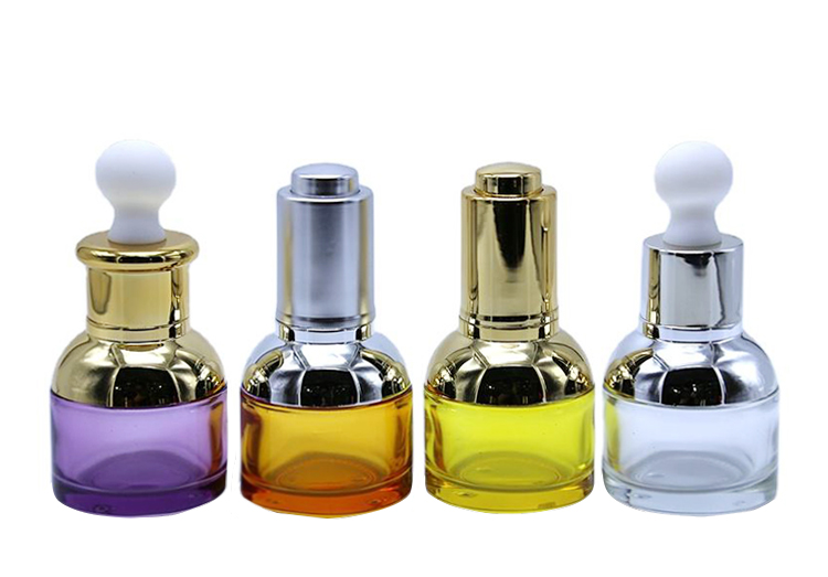 Silk Screen Cosmetic Dropper Bottle 10ml Glass Perfume Bottle With Dropper