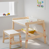 Bureau d'étude en bois réglable professionnel fabriqué en Chine pour les enfants pour la table des enfants de la pépinière familiale