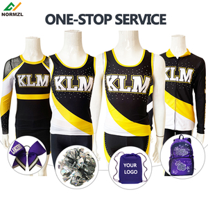 Giacca <span class=keywords><strong>di</strong></span> riscaldamento da Cheerleading personalizzata con stampa a sublimazione - Product Image 5