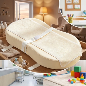 <span class=keywords><strong>Matelas</strong></span> à <span class=keywords><strong>langer</strong></span> imperméable 4 saisons pour bébé avec housse en cuir PU amovible, <span class=keywords><strong>matelas</strong></span> en mousse au design contemporain pour bébés - Product Image 1