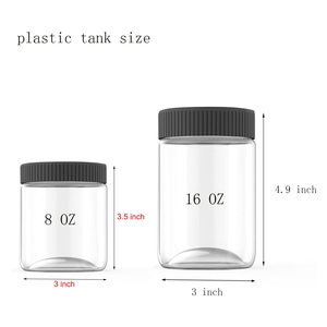 Bouteille d'emballage en plastique de 300 ml en gros avec couvercle à vis, bocaux de qualité alimentaire pour fruits secs - Product Image 2