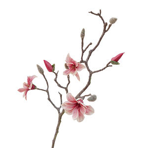 L063 elegantes flores artificiales de moda europea Real Touch <span class=keywords><strong>Yulan</strong></span> <span class=keywords><strong>Magnolia</strong></span> para la decoración de la boda del hogar para el Día de San Valentín - Product Image 5