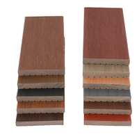 Plancher en WPC de haute qualité parquet en plastique extérieur antidérapant imperméable à l'eau terrasse en grain de bois de noyer pour jardin prix d'usine