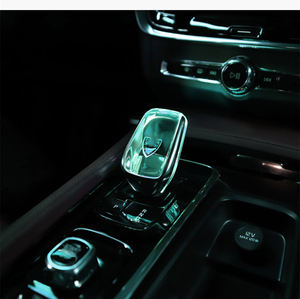 Pour <span class=keywords><strong>volvo</strong></span> Xc60 Xc90 S90 V90 S60 <span class=keywords><strong>v60</strong></span> V90 <span class=keywords><strong>CC</strong></span> <span class=keywords><strong>V60</strong></span> tête de vitesse de commande centrale en cristal tête de vitesse de commande centrale avec lumière LED au néon - Product Image 3