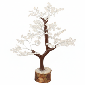 Árbol de Chakra de piedras preciosas de ágata con alambre plateado y dorado para decoración del hogar Feng Shui, figurita ecológica - Product Image 1