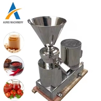 Moulin colloïdal commercial de machine de mise en pâte d'acier inoxydable pour l'arachide/sésame/sauce chili/pâte d'os/broyeur de tomate/fraise